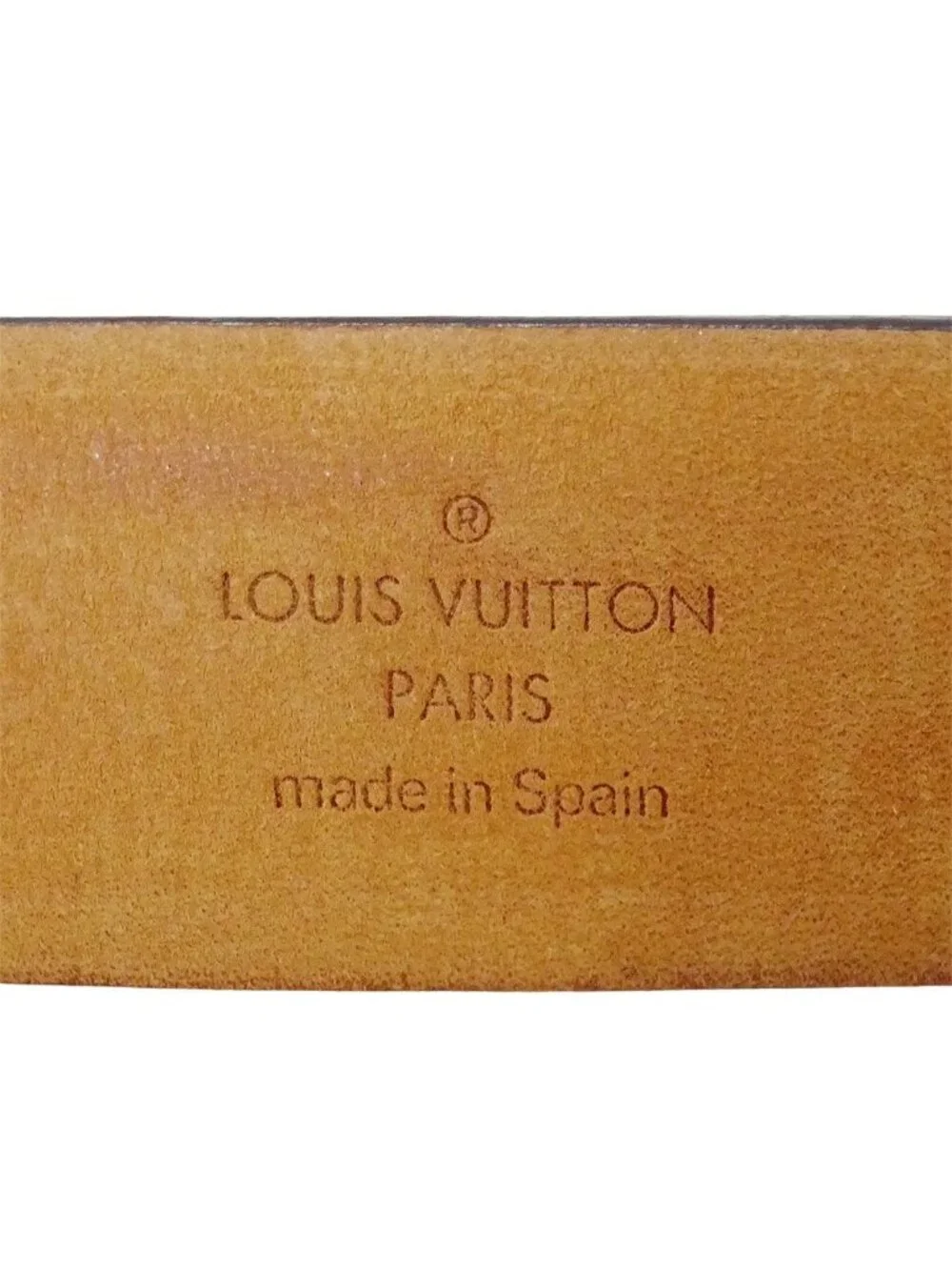 Louis Vuitton Belt Monogram Canvas Ceinture Carre Brown Logo